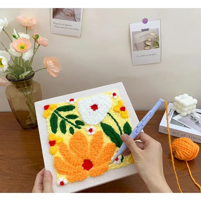 ThreadArt – Fait main & Coloré – Kit de broderie Animaux