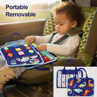 Thumbnail for 7-in-1 Busy Board – Motricité et apprentissage – Tableau d'activités