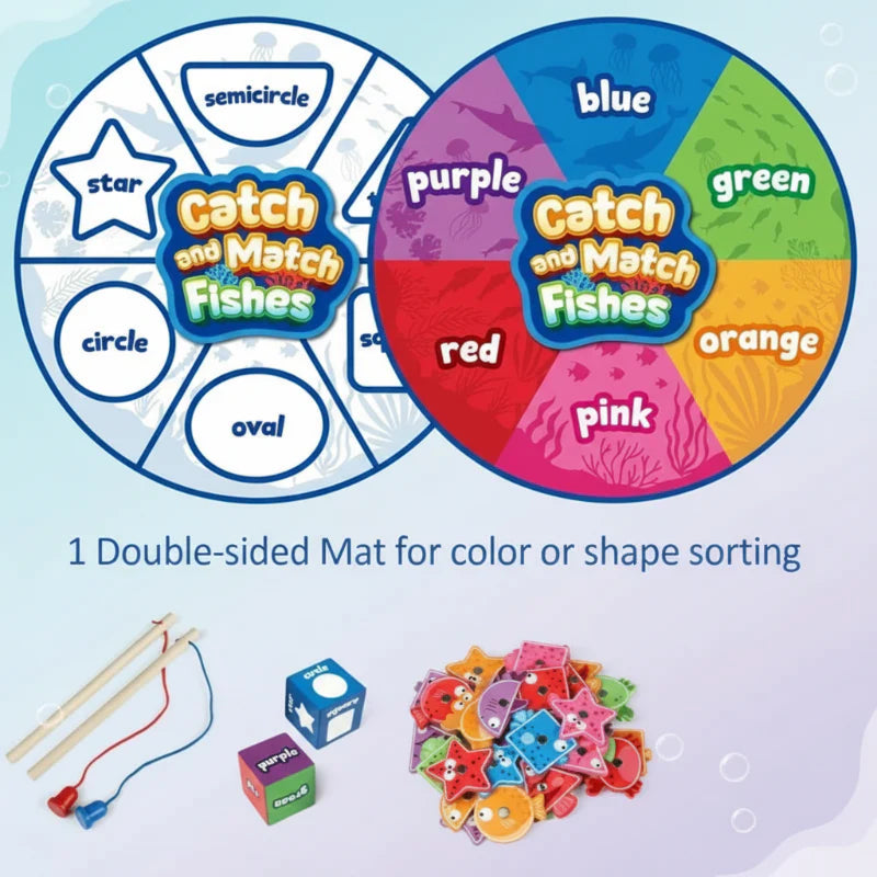 SmartFish – Amusant et éducatif – Set de jeu aimant pêche