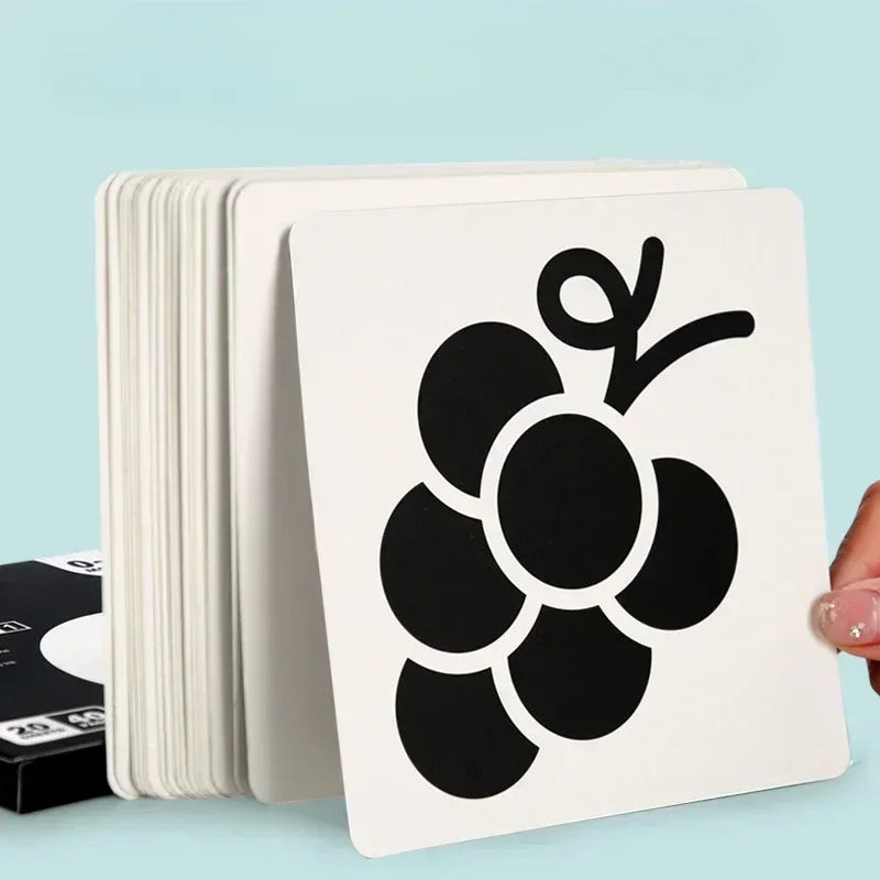 VisionBook – Éducatif et instructif – Livre de cartes sur la cognition chez les bébés