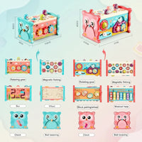 Thumbnail for Montessori Hammering Toy – Motricité et apprentissage – Set de jeu 8 en 1