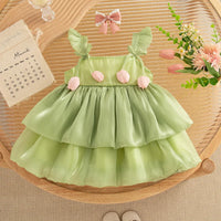 Thumbnail for Tulip Mesh Dress – Élégance et confort – Robe pour enfant