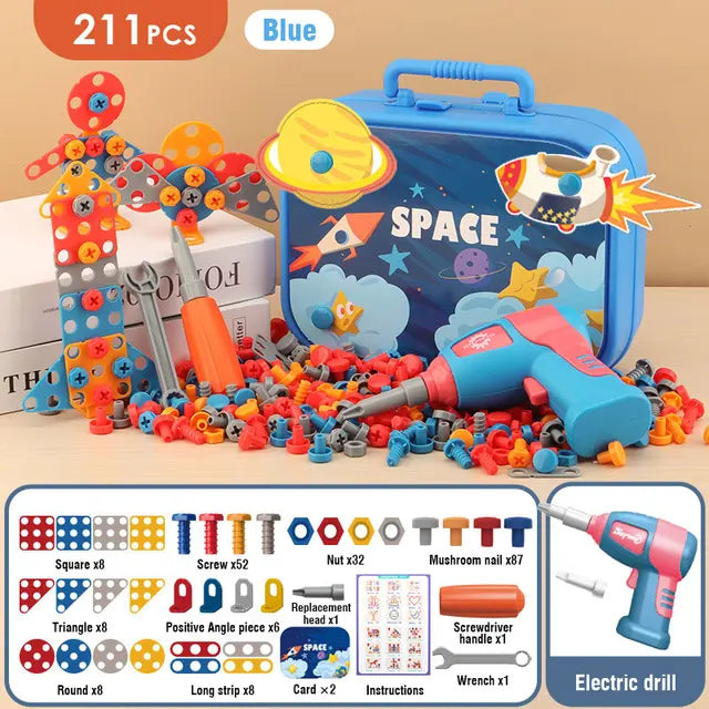 Screw Set™ - Jeu de Construction Aventureux - Kit de Perçage