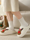 Northern Lights Kids - Chaud et festif - Chaussons de Noël en peluche à motifs