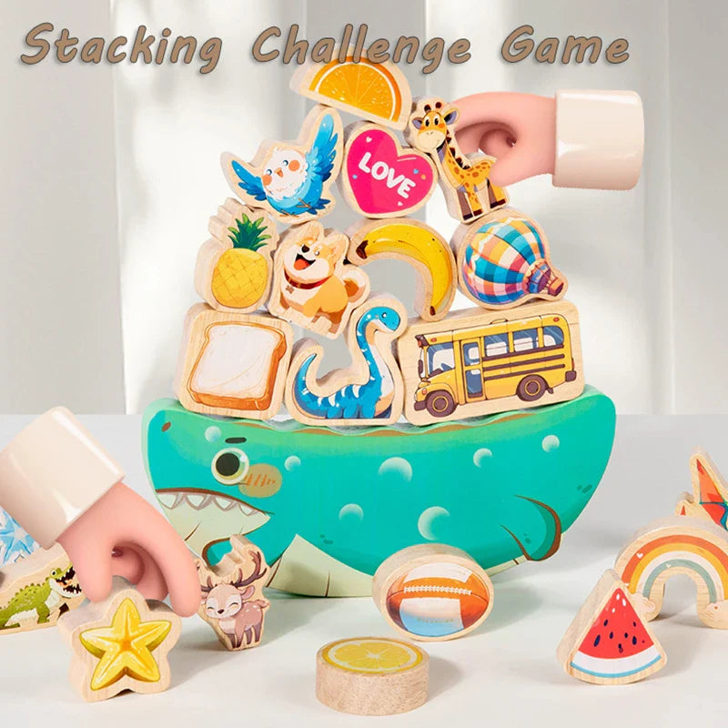 BalanceBuddies – Jeu éducatif d'équilibre et d'empilement pour enfants
