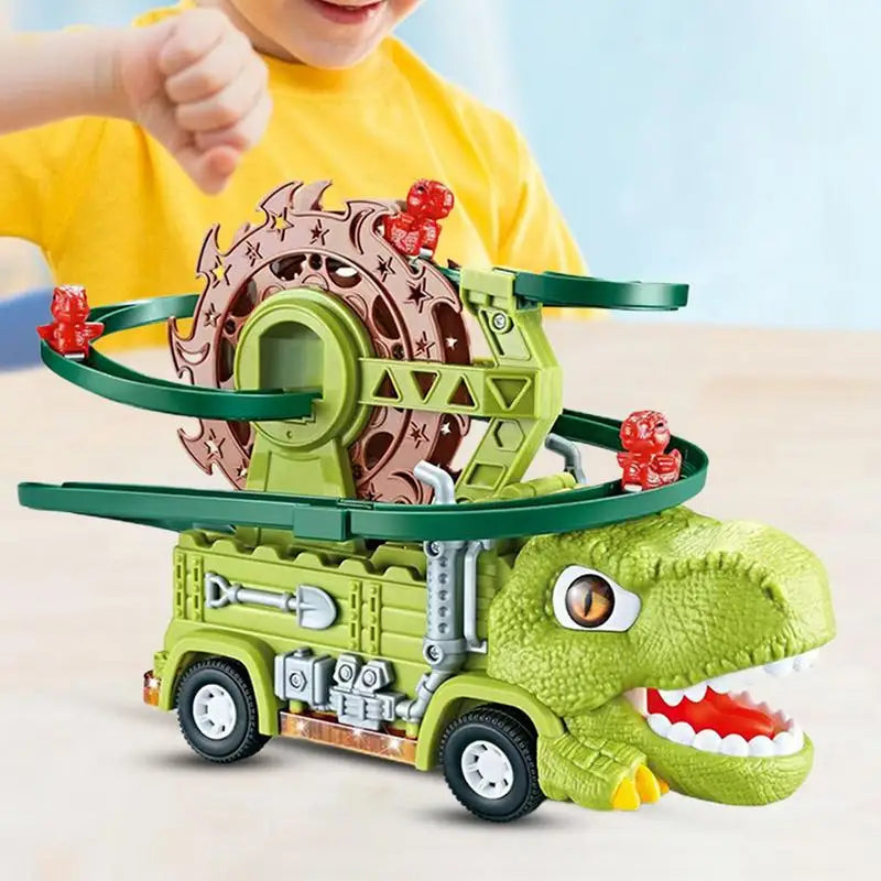 Dino Slide Truck™ - grimpe et fais la course avec les dinosaures - Camion dinosaure