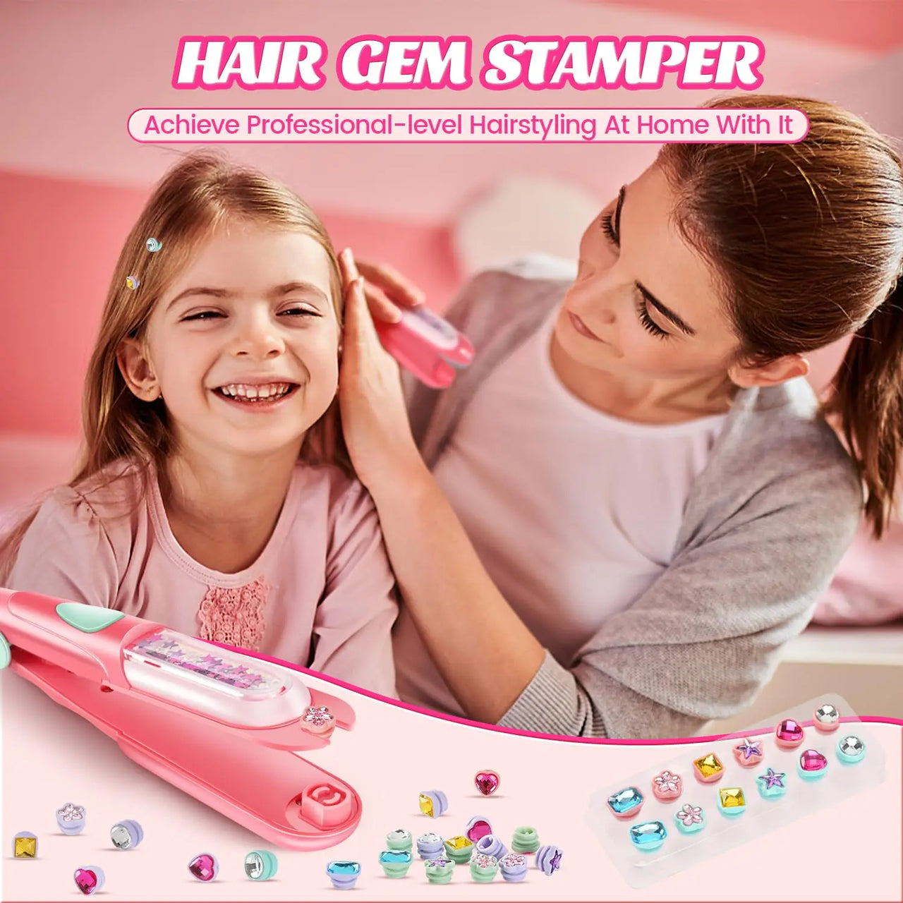 Hair Gem Creator™ - Un peu de fantaisie ! - Tampon de gemmes pour cheveux