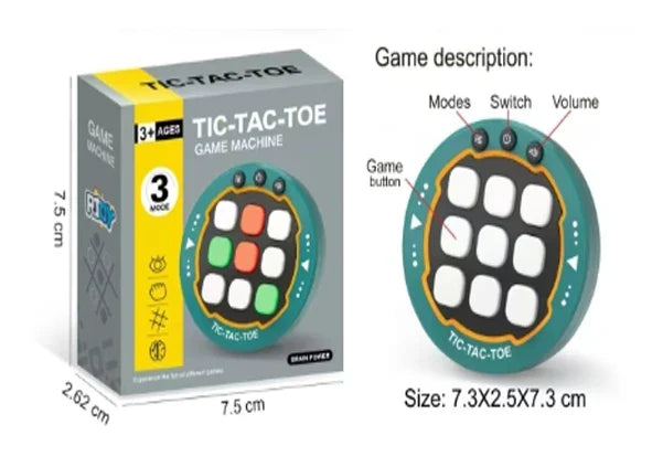 Portable Tic Tac Toe™ - Bataille de casse-tête de poche - Morpion portable