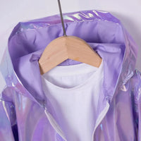 Thumbnail for LumiBreeze – Brillant & Léger – Imperméable pour enfant avec capuche