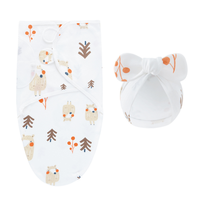 Thumbnail for DreamNest – Repos et confort – Couverture d'emmaillotage de luxe avec bonnet