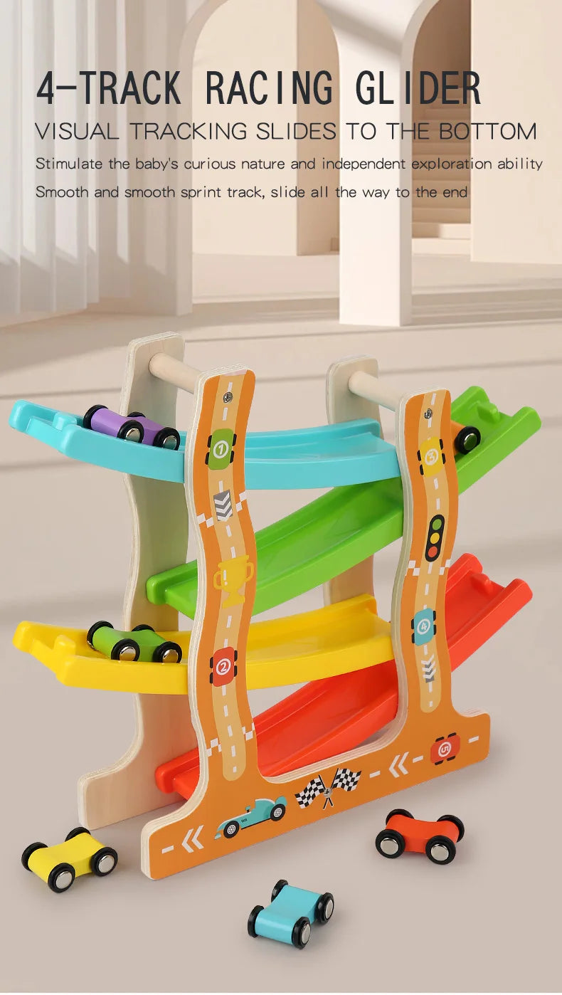 Woods™ - Créatif et éducatif - Les montagnes russes en bois