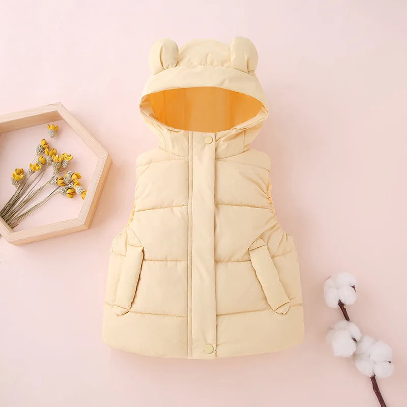 Mini Fashion™ - Chaud et Tendance - Gilet sans manches à capuche