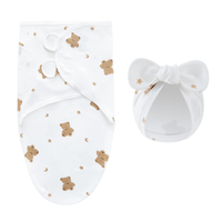Thumbnail for DreamNest – Repos et confort – Couverture d'emmaillotage de luxe avec bonnet