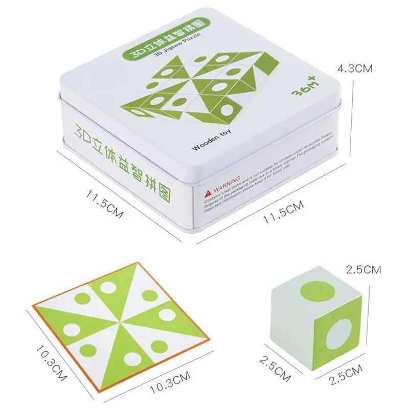 BrainBlocks™ – Mince et créatif – Jeu de réflexion Houten Geometrisch