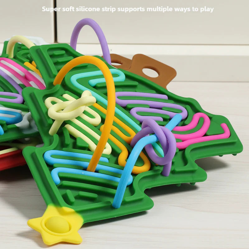 FidgetFrost – Ludique et doux – Tableau d'activités en silicone