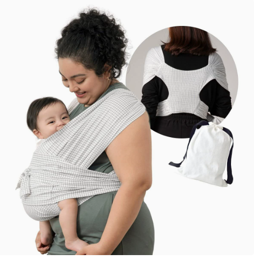 SoftNest - Confortable, respirant et sûr - Écharpe porte-bébé ergonomique