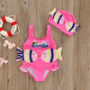 Mini Fashion™ - Imprimé Poissons Amusant - Maillot de bain fille