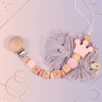Thumbnail for Personalized Pacifier Chain – Sécurité et élégance - Attache-sucette personnalisée