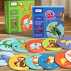 Dieren Match™ – Tourner et découvrir - puzzle 3 pièces