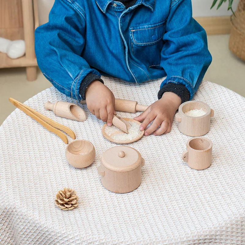 MiniMasterChef – Éducatif et amusant – Set de cuisine en bois