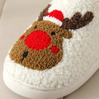 Thumbnail for Northern Lights Kids - Chaud et festif - Chaussons de Noël en peluche à motifs
