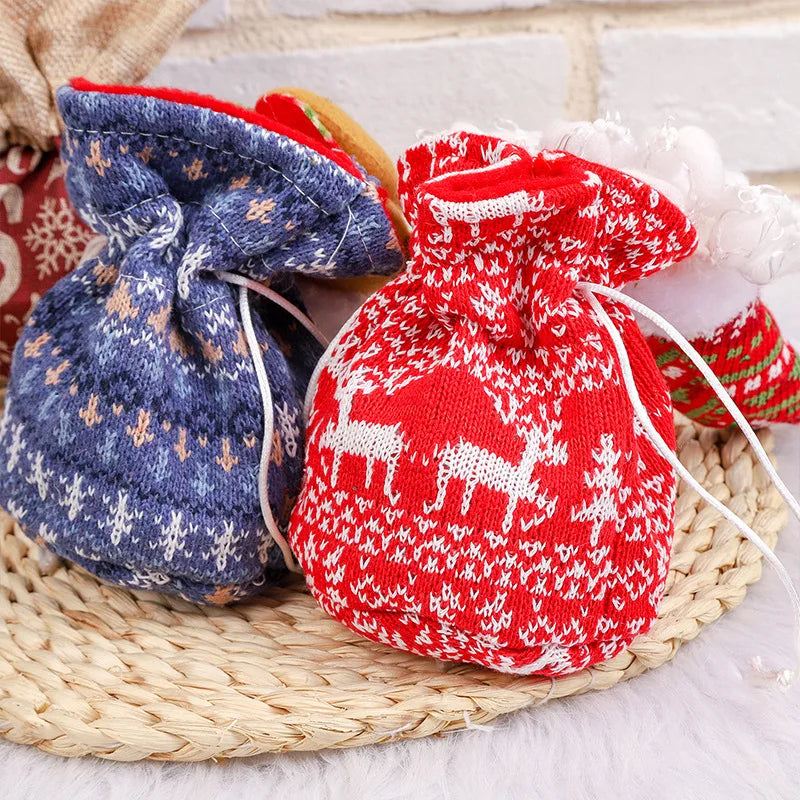 MerryBags – Luxe et réutilisables - Petits sacs cadeaux festifs pour Noël