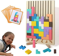 Thumbnail for Puzzle Totem™ – Penser et construire – Jeu de puzzle en bois