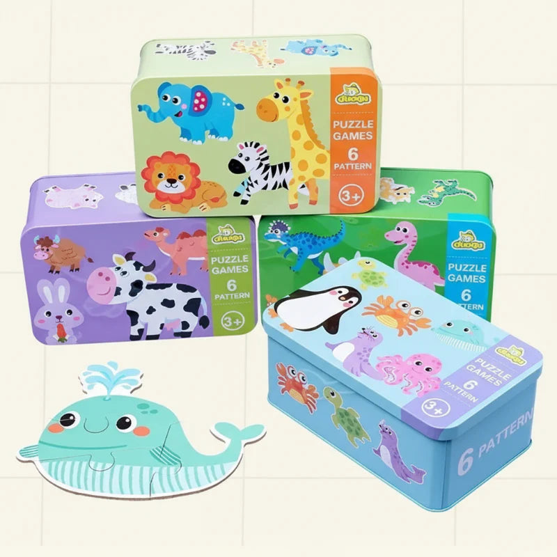 BrainBox – Apprendre & Jouer – Puzzle en bois 3D