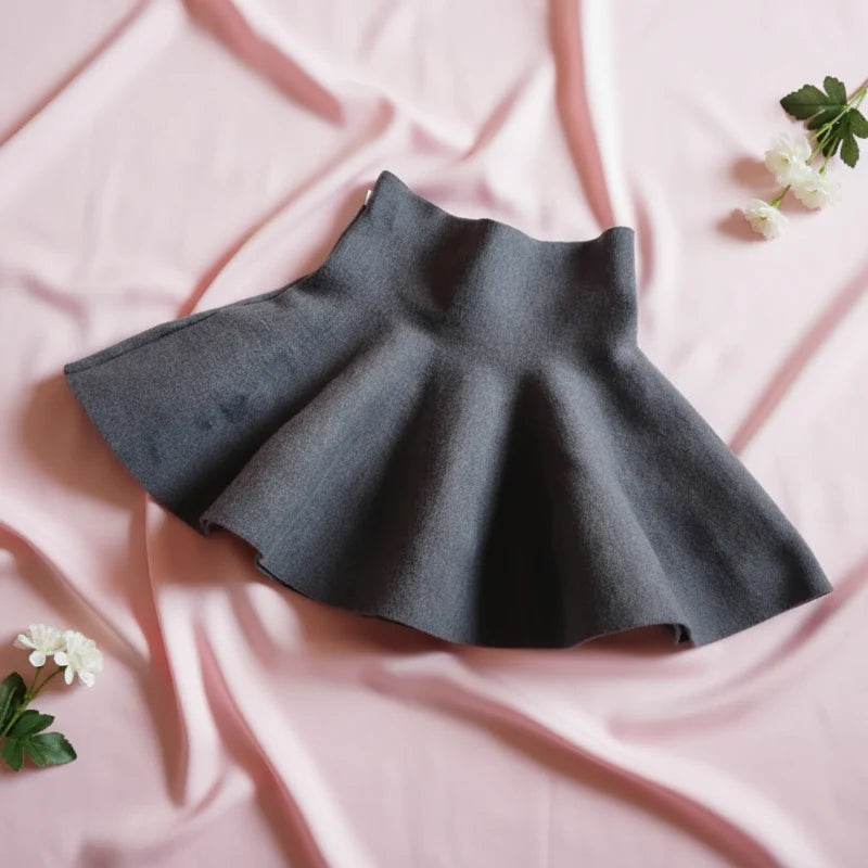 Girls Knitted Skirt – Confort et style – Jupe pour enfant