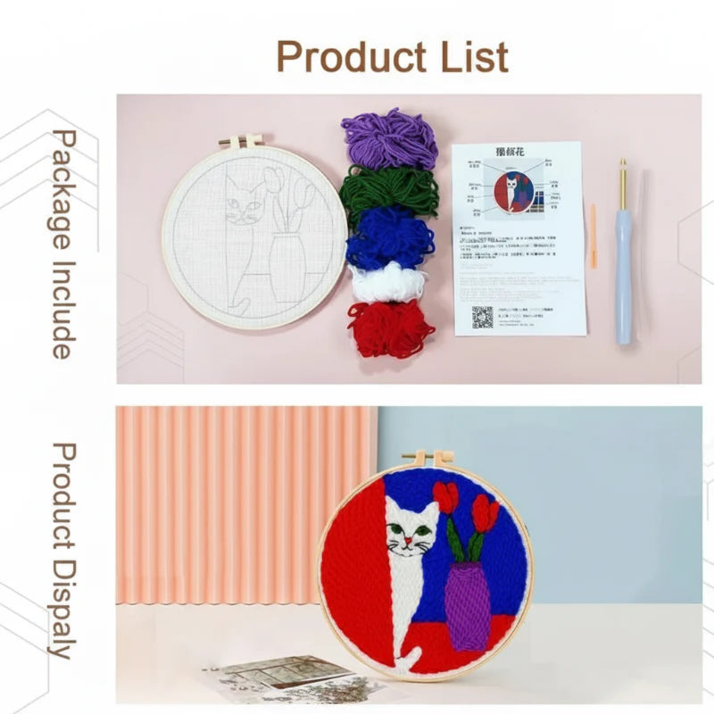 SoftLoop – Doux et créatif – Kit de décoration intérieure DIY Punch Needle