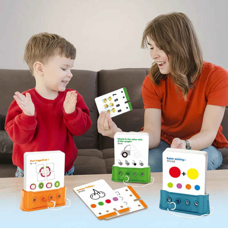 Montessori Shape Matching Game – Logique et concentration – Jeu de société de réflexion