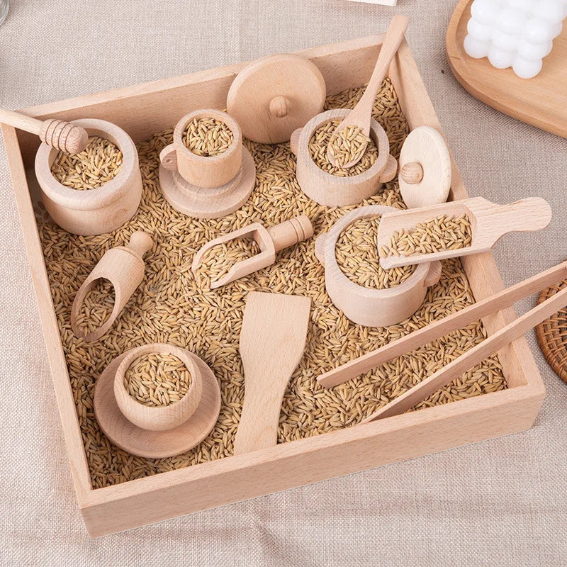 MiniMasterChef – Éducatif et amusant – Set de cuisine en bois