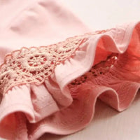 Thumbnail for Girls Trumpet Sleeve Top – Élégance et confort – Manches en dentelle