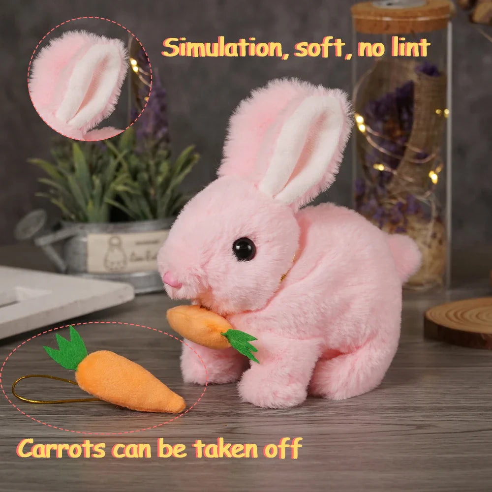Electric Bunny™ – Rebondissant et douillet - Lapin en peluche