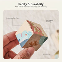 Thumbnail for WoodMind – Créatif et éducatif – Puzzle en bois 6 en 1 Montessori Animaux