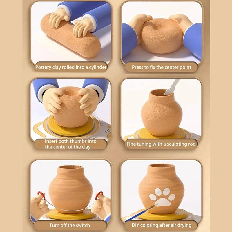 Pottery Set™ - Petits Artistes - Set de poterie pour enfants