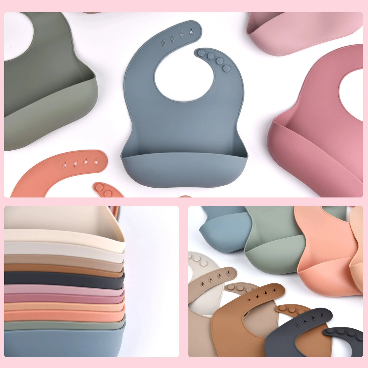 Mess Catcher – Pas de manipulation – Bavoir en silicone