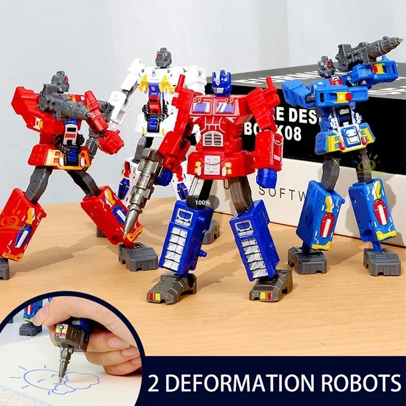 Flip Droid - Dessiner ou transformer - Stylo robot transformable