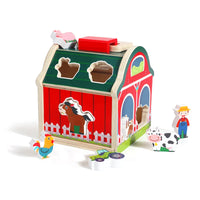 Thumbnail for Farm Sort – Coloriage et modelage amusants - Jeu de tri de la ferme en bois
