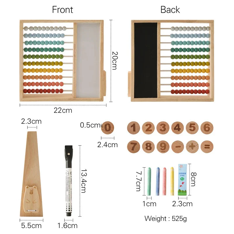 Woods™ - Compter et apprendre - Abacus en bois