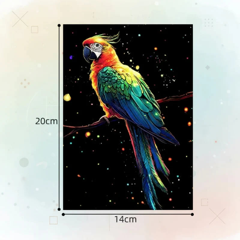 GlowArt – Glow-in-the-dark – Set de cartes à gratter