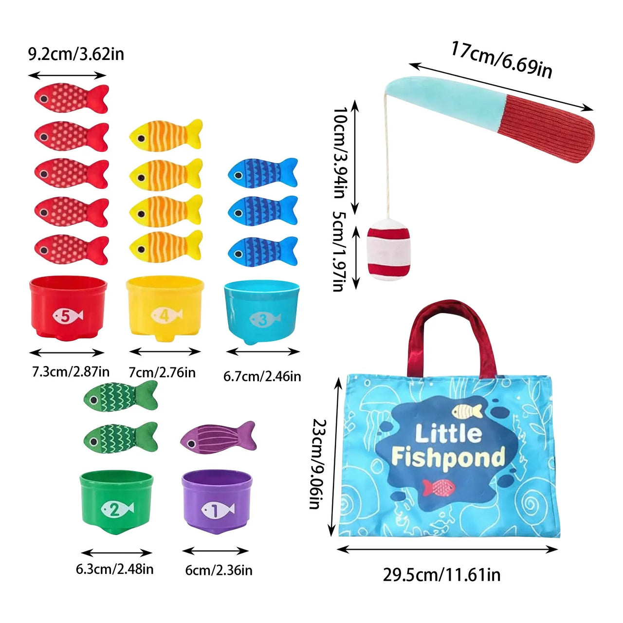 Magnetic Fishing Game™ -  Attrapez-les tous - Jeu de pêche magnétique