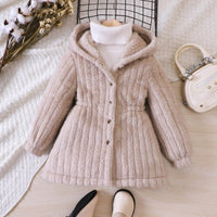 Thumbnail for Mini Fashion™ - Doublure intérieure en polaire douce pour filles - Manteau d'hiver