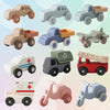 Montessori Silicone Toy Car – Sûr et adapté à la dentition – Jouet de dentition en silicone en forme de véhicule