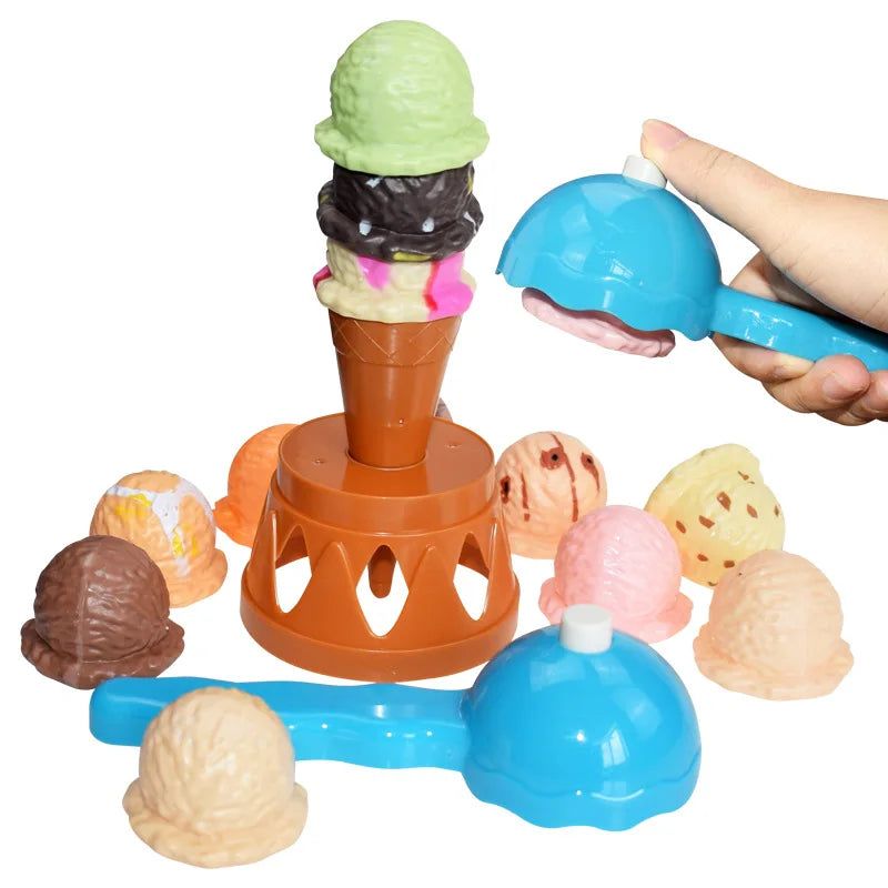 Ice Cream Stack Game™ - Équilibre des Saveurs - Jeu de Piles de Glaces