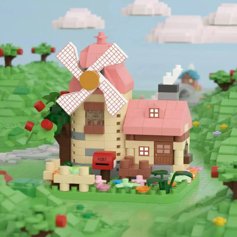 DIY Windmill Building Blocks – Créatif et stimulant – Kit de construction