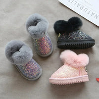 Thumbnail for Mini Fashion™ - Chaudes et élégantes - Chaussures d'hiver à paillettes pour enfants