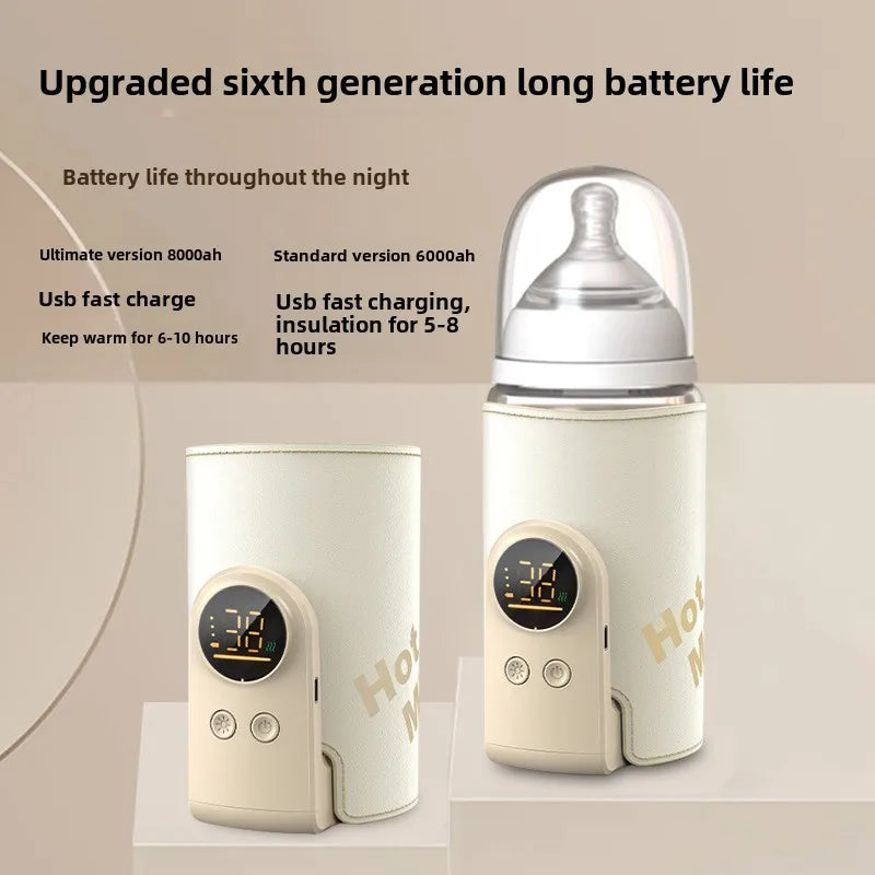 SmartBottle - Toujours chaud et prêt - Chauffe-lait rechargeable sans fil