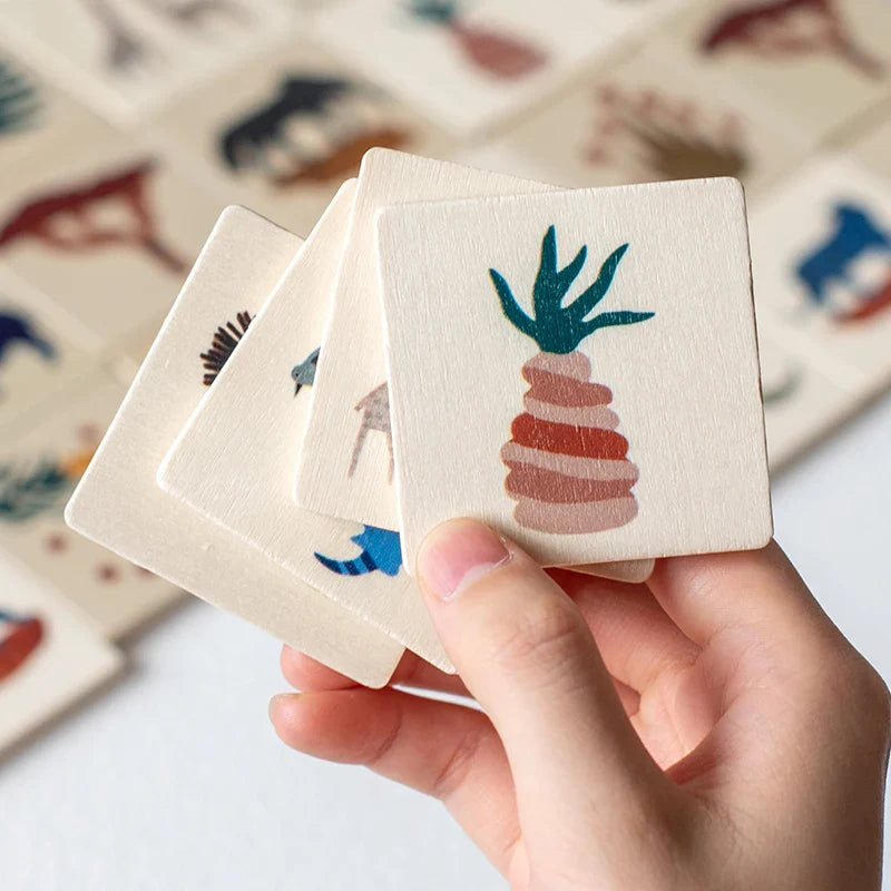 MemoryMatch – Bois & Éducatif – Jeu de mémoire Jungle
