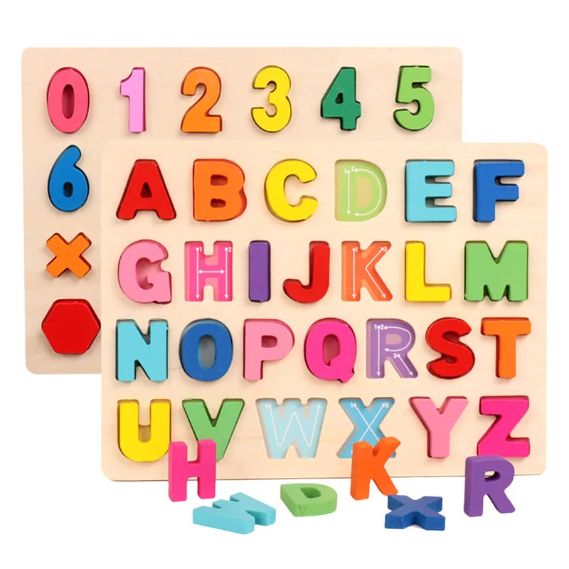 AlphaBlocks – Bois & Éducatif – Puzzle lettres 3D